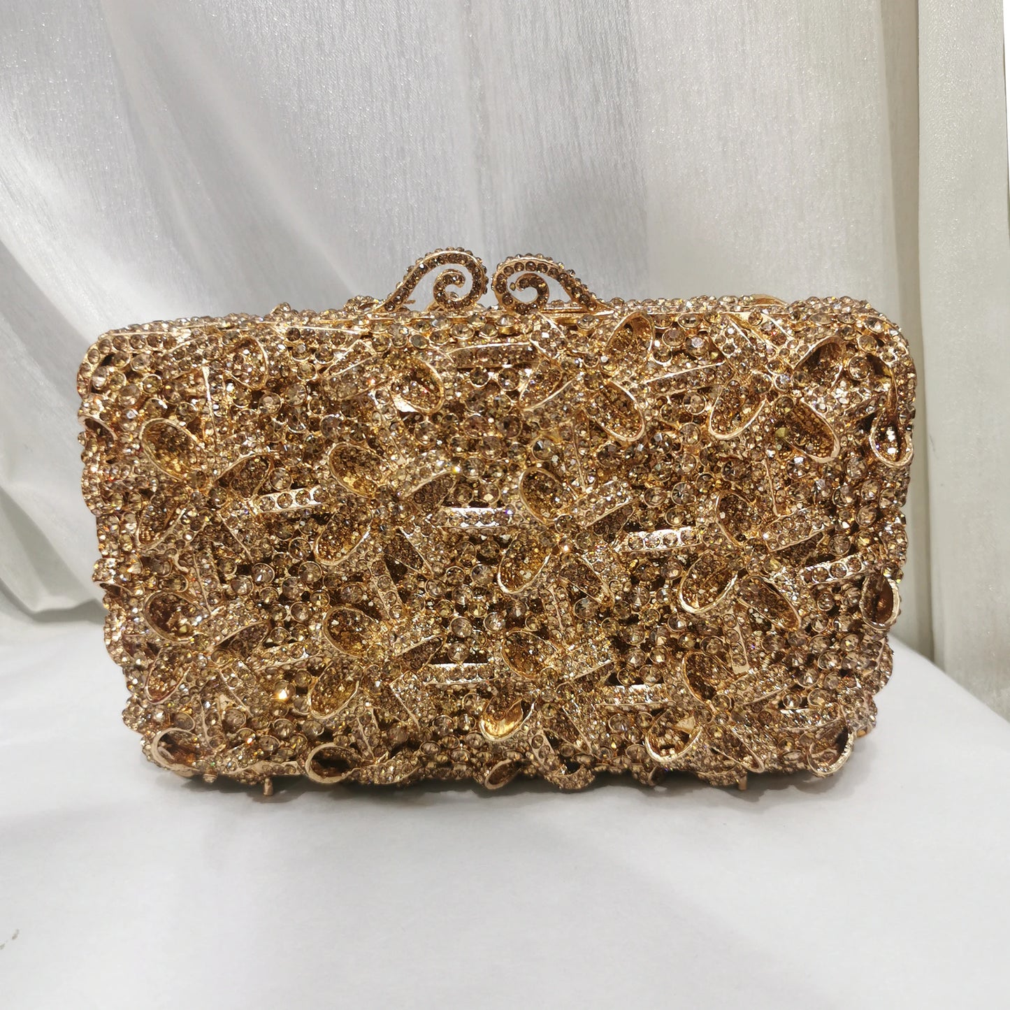 NEW Luxury 16 Styles Women Dark Gold Stones Clutch Bags Lady Evening Bag Bridal Rhinestone Handbags Wedding Dinner Business Dinner Purse Girls Ladies Luxury Fashion Apparel Accessories Clothing Supplies