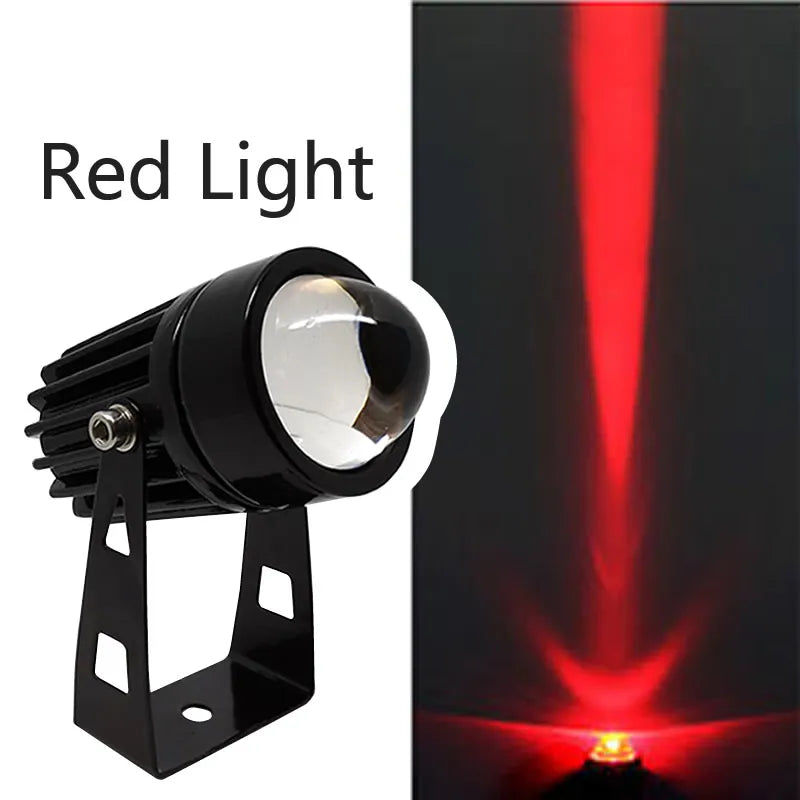 NEW Outdoor LED Wall Spotlight 12W Home Landscape Lighting 110V 220V Red Green Blue RGB Remote Lights Waterproof One Beam Home Outdoor Decoration Supplies