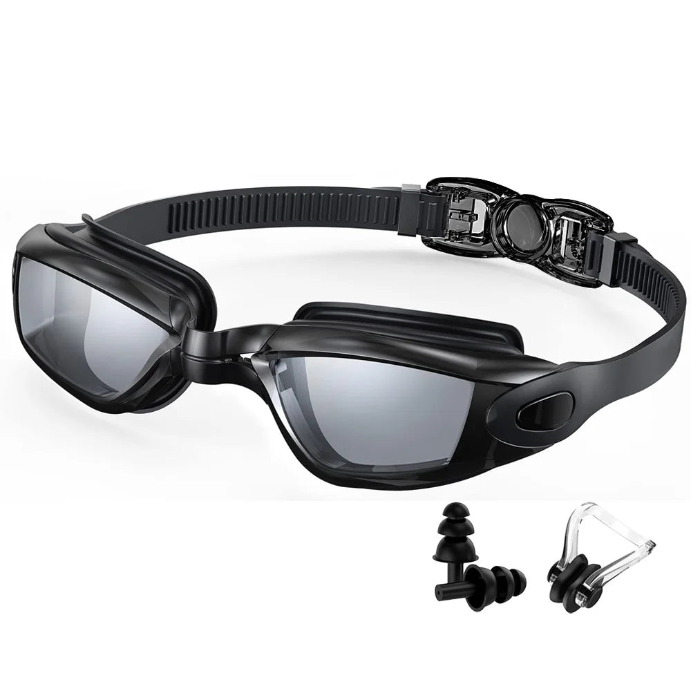 NEW Arrivals 10 Colors Swimming Goggles Professional Waterproof Swim Eyewear Glasses Anti-Fog 100% UV Protection No Leaking For Adult Men Women Youth Sports Supplies
