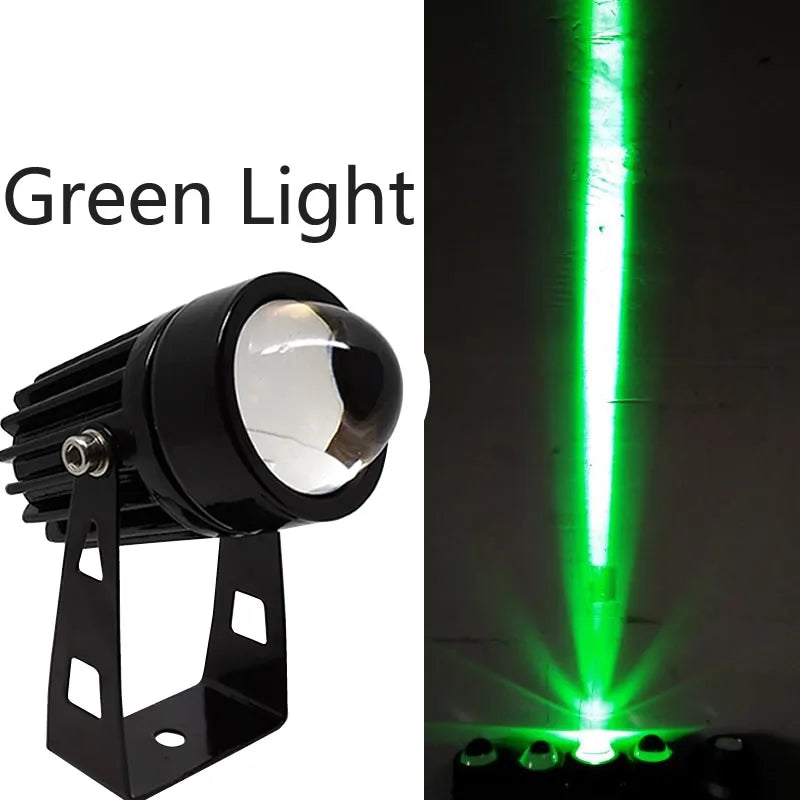 NEW Outdoor LED Wall Spotlight 12W Home Landscape Lighting 110V 220V Red Green Blue RGB Remote Lights Waterproof One Beam Home Outdoor Decoration Supplies