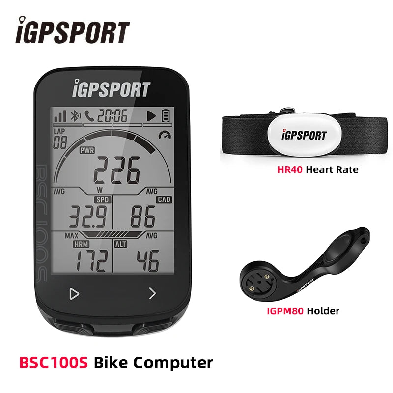 NEW Bicycle Computer Set BSC100S Computer BLE Bluetooth ANT Waterproof Wireless Bike Stopwatch MTB Road Cycling Bike Computer Cycling Accessories Sports Supplies