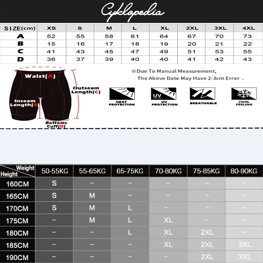 NEW Arrivals S-4XL 7 Patterns Three Pocket Cycling Shorts Bike Tights Triathlon 5D Gel Padded Pro Lycra Bicycle Shorts Breathable Man Mountain Biking Shorts