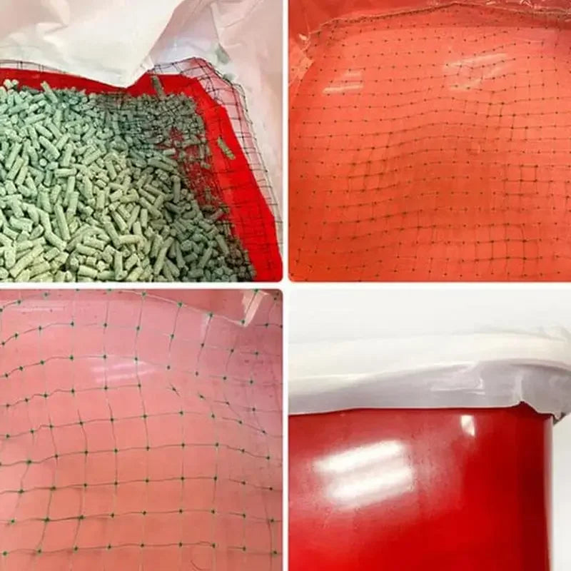 Cat Litter Bags Liners 10Pcs Drawstring Sifting Cat Bags with Filter Net Reusable Litter Box Liners Thick Cat Litter Bags
