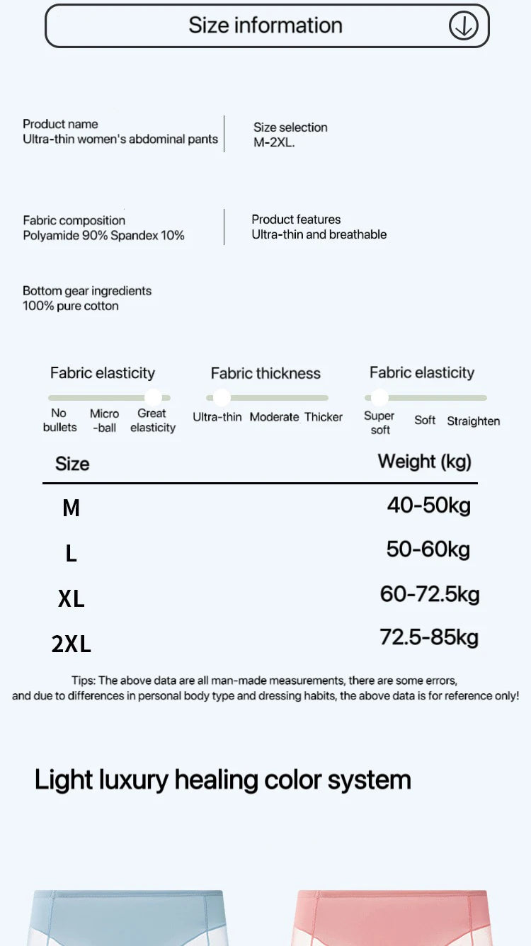 NEW Arrivals 3PCS Set M-2XL Women Seamless High Waist Shaping Briefs Breathable Body Shaper Slimming Underwear Butt Lifter Control Panties Shapewear