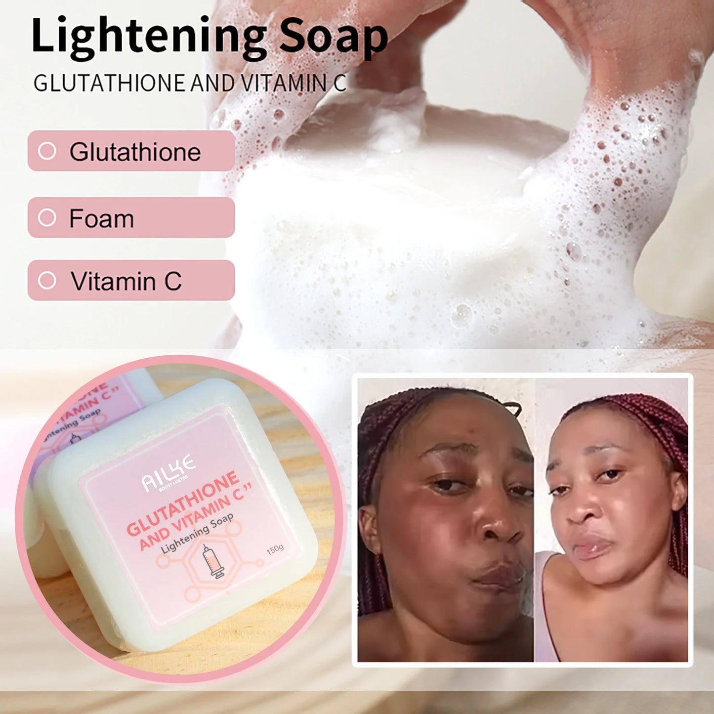 NEW Arrivals Korean High Quality Sets Whitening Remove Black Spots Facial Skin Care Lotion Moisturizing Cream Body Glutathion Vitamin C Black Skin Face Care Products