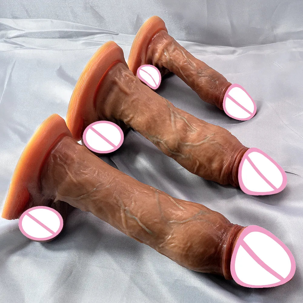 Adult 12inch Huge Dildo With Suction Cup Realistic Big Dildo For Female Masturbator Giant Penis G Spot Stimulation Adult Toys Sex Shop
