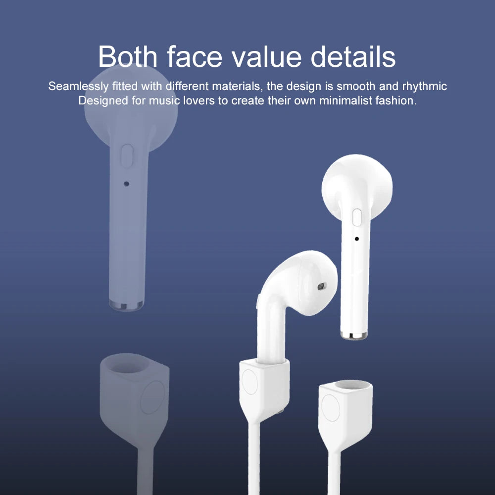 Soft Silicone Anti Lost Magnetic Rope Earphones for Apple Air Pods 2 1 3 Air Pods Pro Bluetooth Wireless Headphone Earbuds Strap