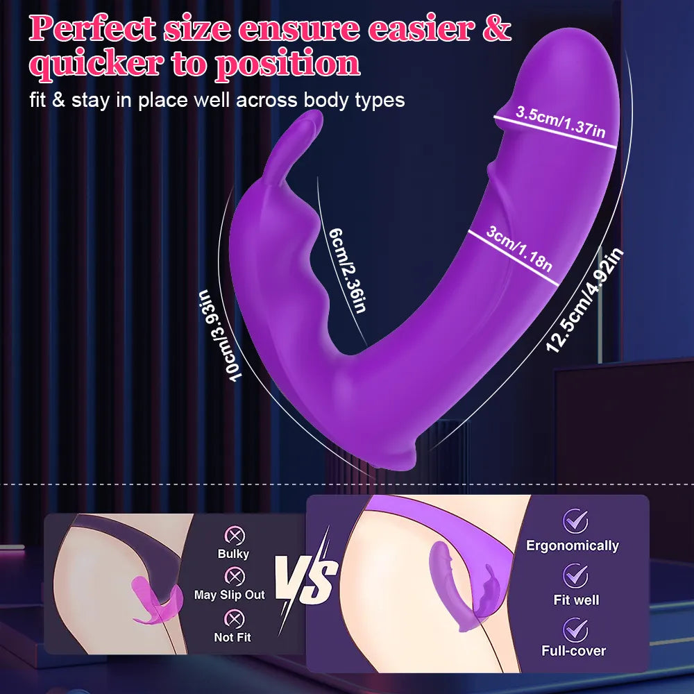 Rabbit Vibrator for Women Clit Stimulator Wireless Bluetooth Dildo Vibrator Female Vaginal G Spot Massage Sex Toy Adult Supplies