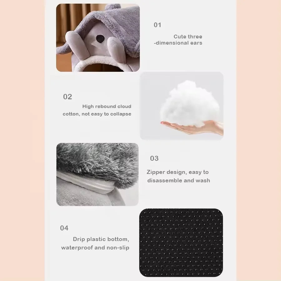 Pet House Nest Warm In Winter Suitable For Small Dogs Cats All Year Round Fully Removable Washable More Convenient For Cat Bed