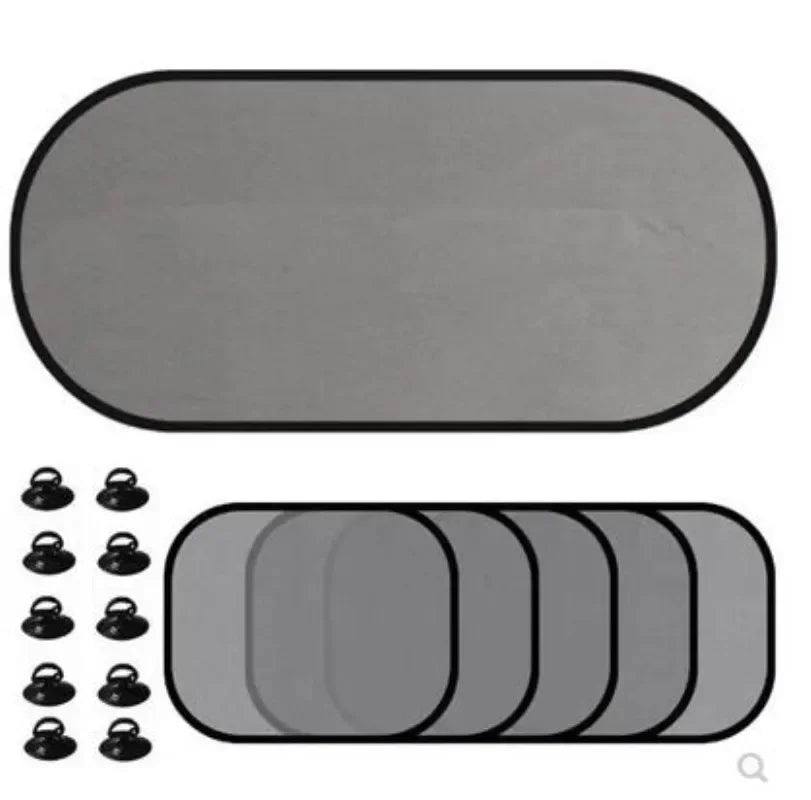 1/5PCS Car Window Sunshade Cover Sun UV Protection Auto Front Rear Black Window Curtain Side Glass Mesh Sunshades Accessories