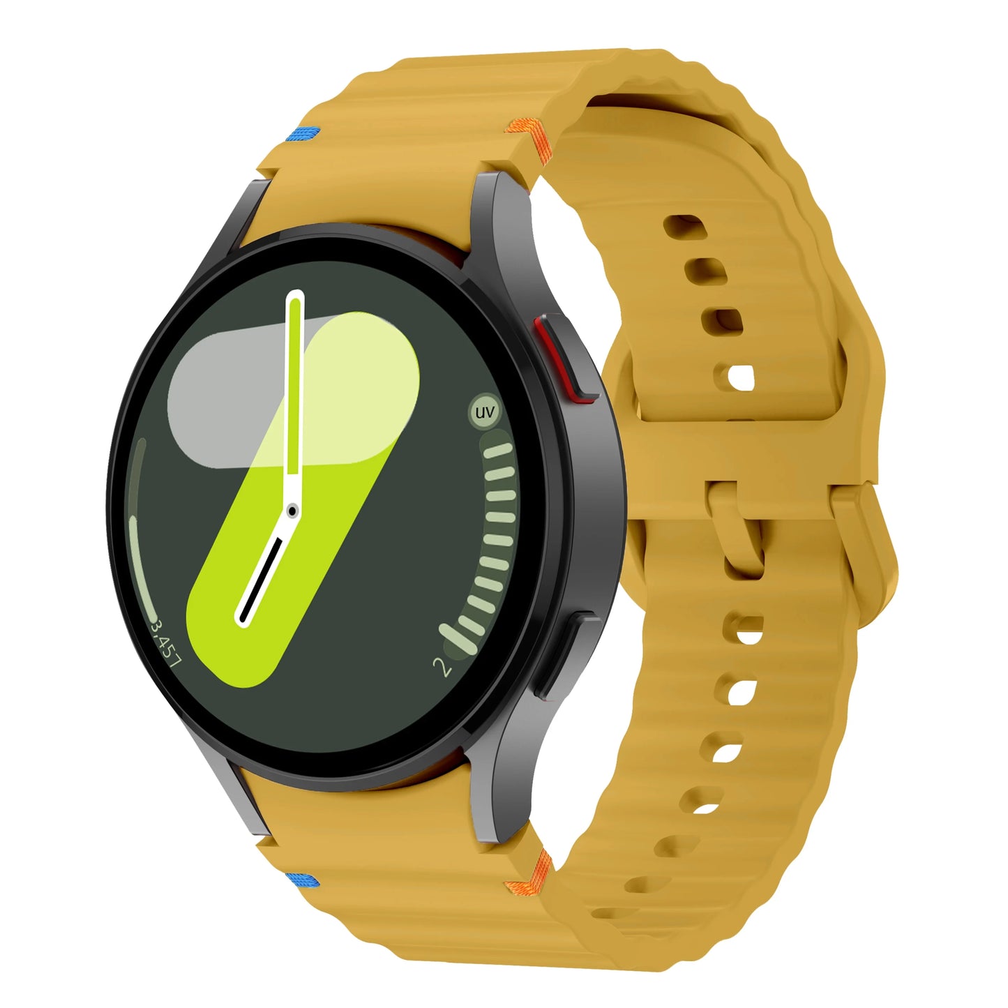 NEW for Samsung Galaxy Watch 7 Band FE/5 Pro/6/4 Classic 44mm 40mm Original Silicone Sport Belt Bracelet Galaxy Watch 7 Strap