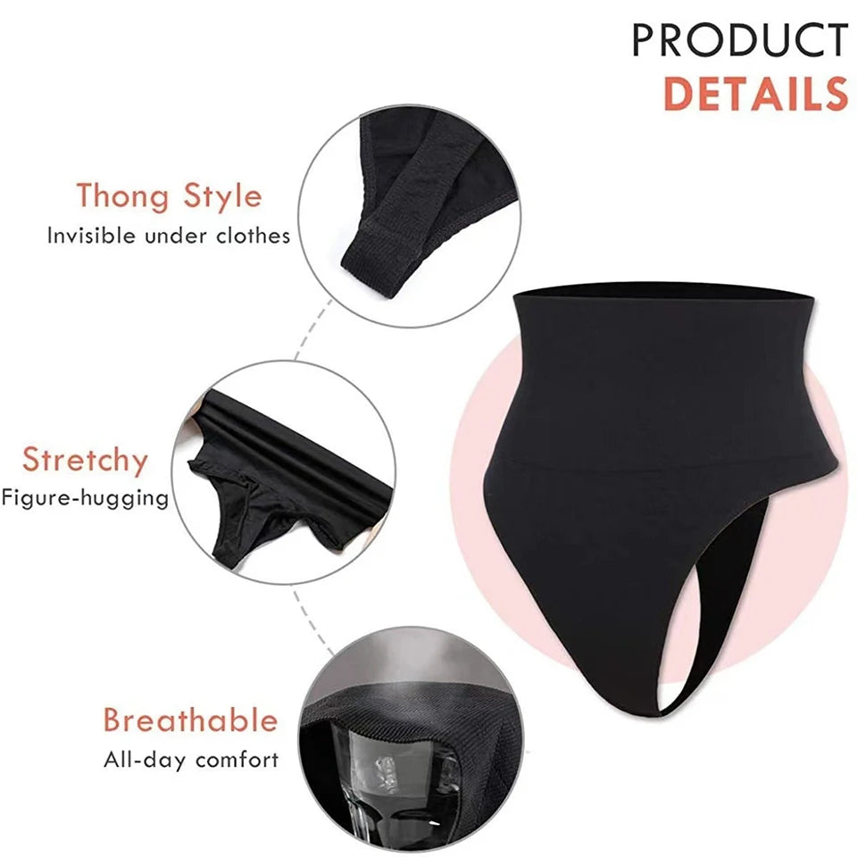 NEW Arrivals High Waist Tummy Control Panties Women Girls Thong Panty Shaper Slimming Underwear Butt Lifter Belly Shaping Clincher Brief Body Shaper Female Ladies Fashion Underwear Clothing Products