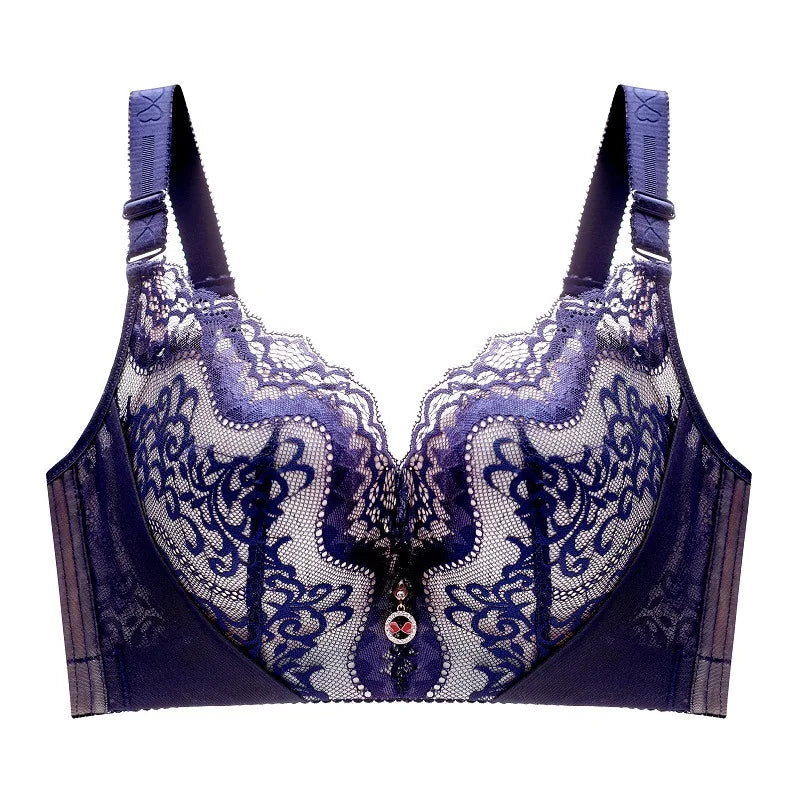 NEW Arrivals 6 Colors Women Sexy Lace Bras Push Up Palm Tattoos on Tops Fat MM Thin Cup Thin Push Up Bra Adjustable Sexy Plus Size C D E Cup Lingerie Bra Ladies Sexy Underwear Supplies