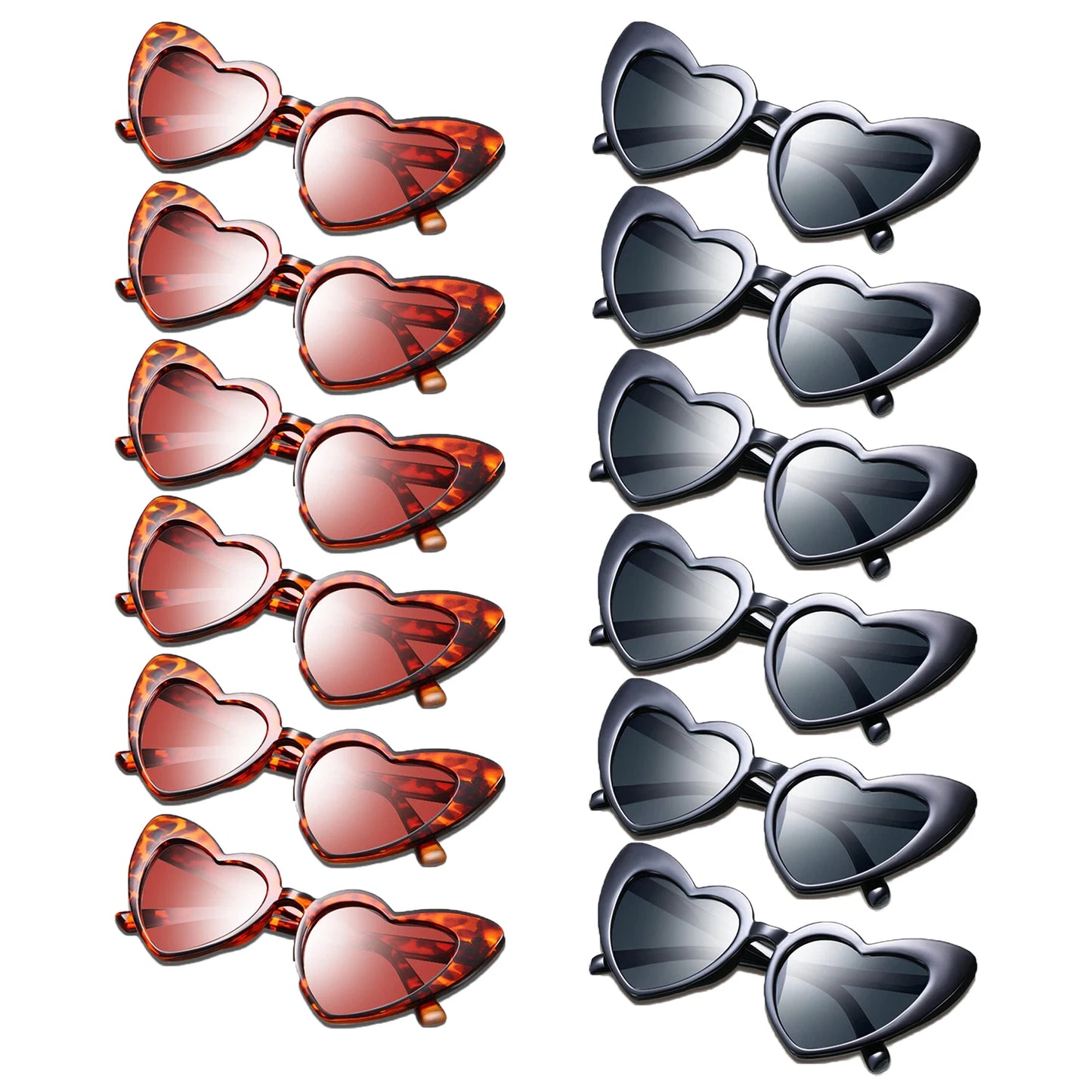NEW Arrivals 24-48-100PCS Set Wedding Heart Sunglasses Memories for Wedding Guests Wedding Souvenirs Sunglasses Wedding Party Bachelorette Hen Party Accessories