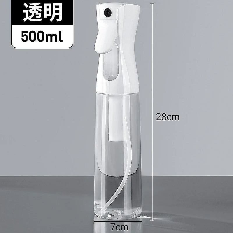 NEW 500ML High Pressure Continuous Spray Bottle Hair Care Makeup Water Replenishing Spray Bottle Separate Bottle Press Mist Spray Bottle