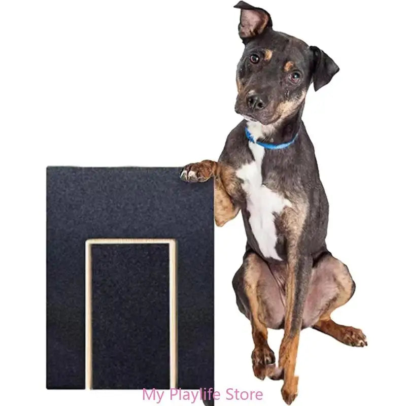 Interactive Dog Scratch Board with Treat Box Pet Dog Grinding Pad Stress Relief Puppy File Board Pet Supplies
