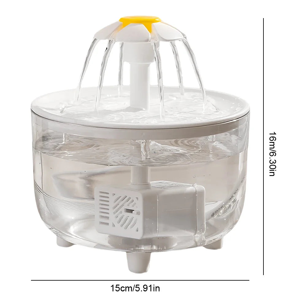NEW Arrivals Pets Water Fountain Auto Filter USB Electric Mute Cat Drinker Bowl 1200mL Recirculate Filter Drinker for Cats Puppies Water Dispenser