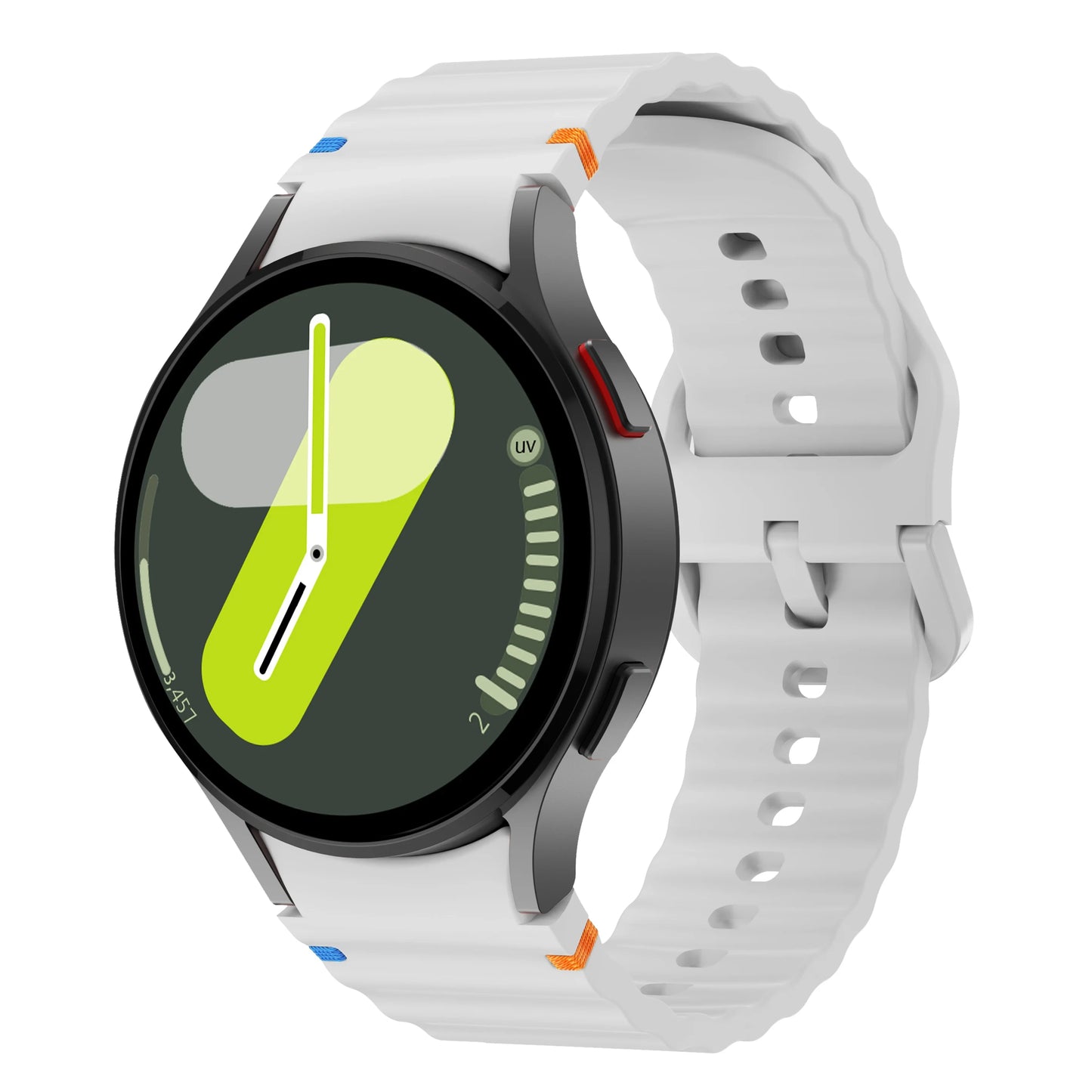 NEW for Samsung Galaxy Watch 7 Band FE/5 Pro/6/4 Classic 44mm 40mm Original Silicone Sport Belt Bracelet Galaxy Watch 7 Strap