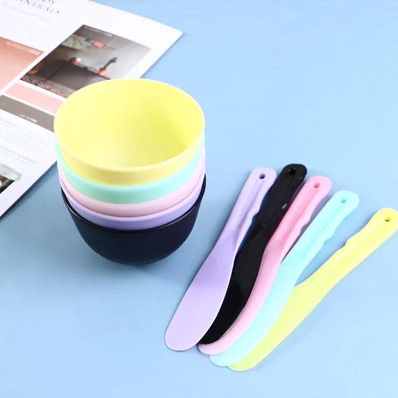 Non-toxic Silicone Mask Mud Essential Oil Bowl Face Skin Care Tools Convenient Clean Durable Makeup Portable
