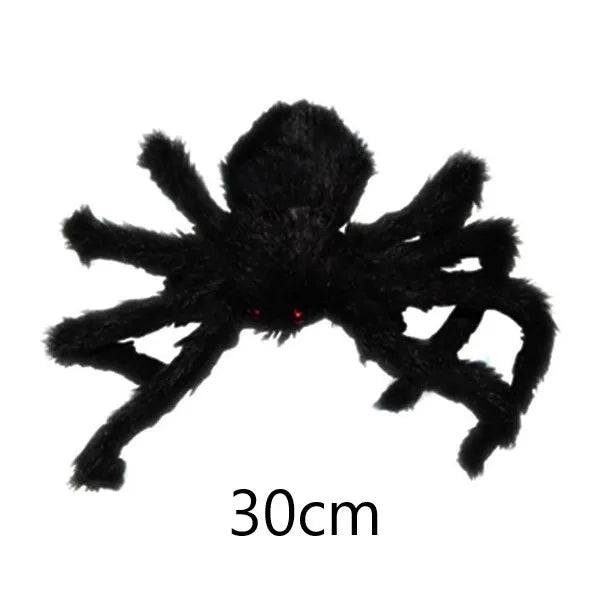 NEW 30-200CM Halloween Big Plush Spider Halloween Decoration Party Props Outdoor Big Spider Decoration Chamber Trick A Prank Big Spider
