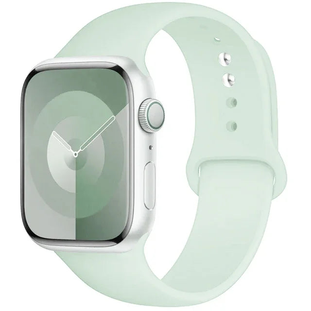 Original Silicone Strap For Apple Watch Band 44mm 38-40 42-46 41-45 46MM 49 mm Bracelet Watch Serie Accessories 10 9 7 4 5 6 8 SE Ultra 2 3 Electronics Supplies