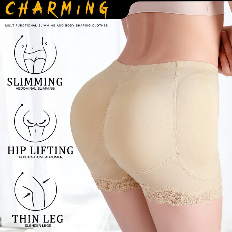 NEW Arrivals S(50KG) --6XL(135KG) Plus Size Padded Butt Lifter Corrective Underwear Butt Enhancer Body Shaper Modeling Strap Fake Hip Shapewear Panty Push Up Panties