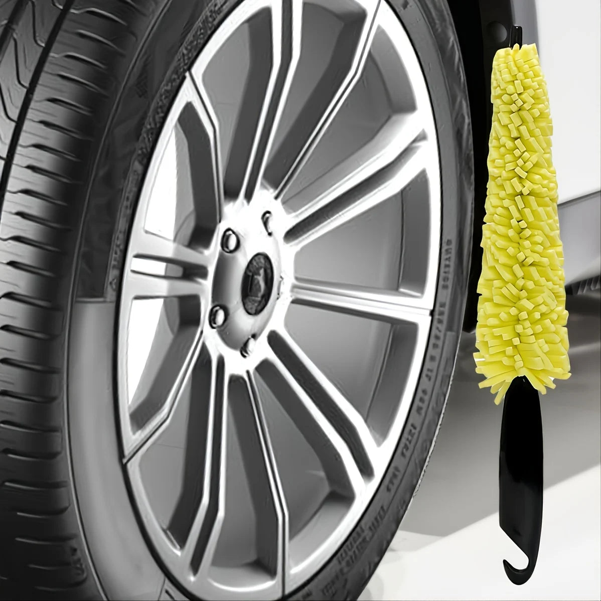 NEW Arrivals Top Quality Effortlessly Clean Your Car Wheels 28Cm Brush with this Tire Rim Cleaning Tool Car Cleaning Supplies
