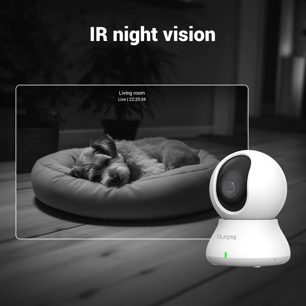 NEW Arrivals 1-4PCS Set 5G Family Baby Monitor Camera 2K HD Home Security Camera with Motion Detection and Two-Way Audio, Easy Setup, Clear Day & Night Vision Home Safety Supplies Protection