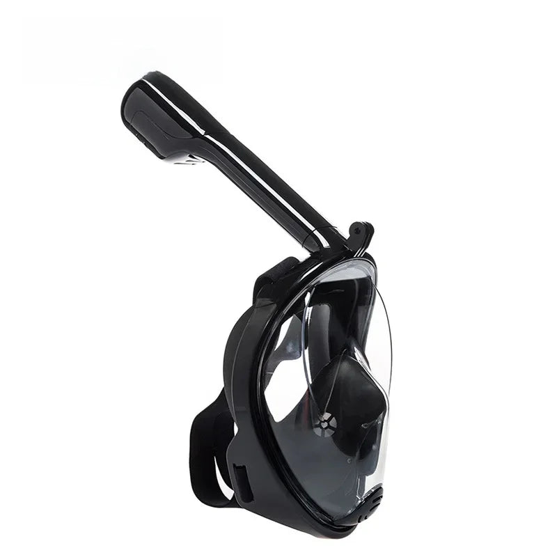 NEW Arrivals S-XL Size Full Face Professional Dive Snorkeling Dry Style Silicone Diving Mask Dual Tube Adult And Children Swimming Water Pool Beach Underwater Accessories Sports Supplies