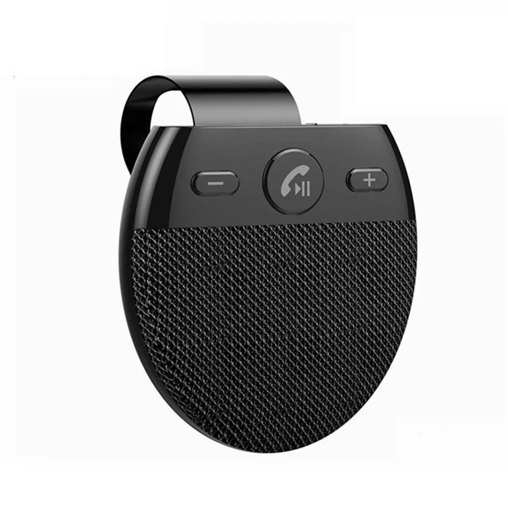 NEW Wireless Bluetooth Car Speaker Handsfree Kit Hands-Free Bluetooth Multipoint Speaker Phone Sun Visor Blue Tooth Voice Broadcast Functions Car Accessories