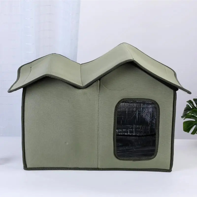 NEW Arrivals Outdoor Indoor Cat House Waterproof Winter Warm Pet Cat Cave Sleeping Beds Tent Home Foldable and Washable for Small Dog Puppy Supplies
