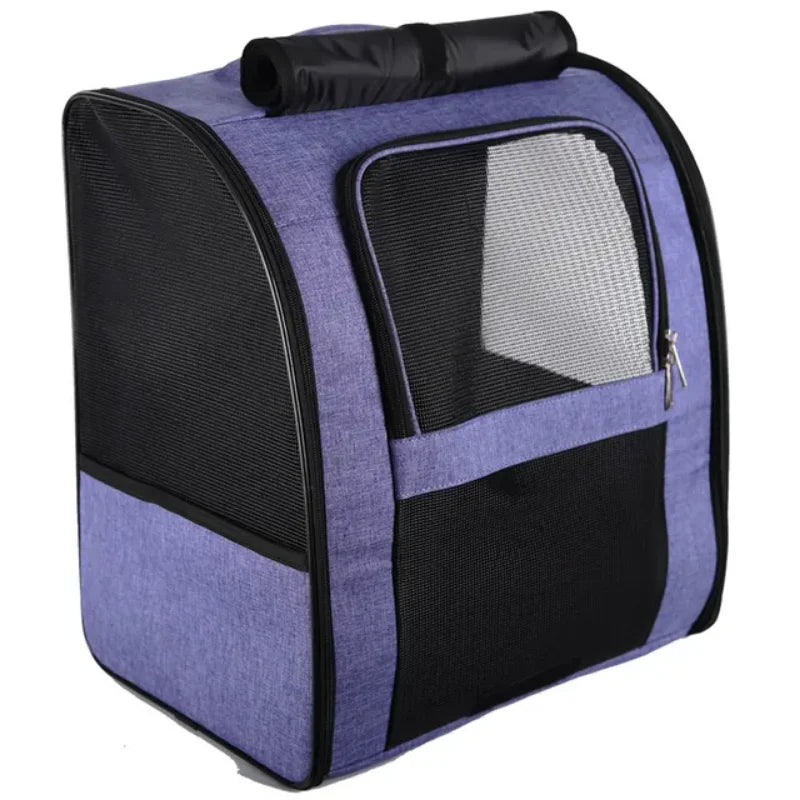 NEW Arrivals Pet Cat Puppy Backpack Large Space Breathable Portable Outdoor Hiking Travel Bag Backpack Cat Small Dog Transport Cat Backpack Pet Supplies