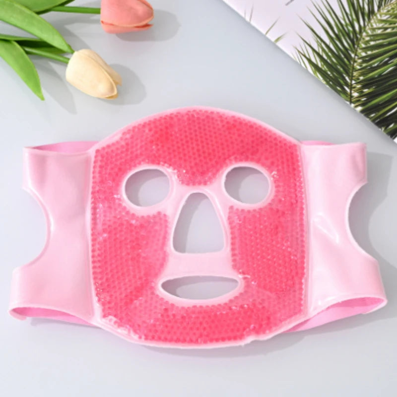 NEW Arrivals 1pc Ice Masks Eye Masks Hot/Ice Reduce Edema Post-Op Puffiness Recovery Cooling Ultra Soft Full Face Fabrics Women Home Beauty Salon SPA Accessories Skin Care Supplies