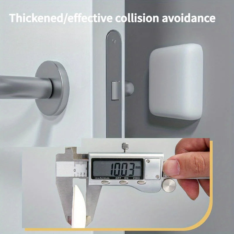 NEW Bedroom and Living Room Anti-Collision Pads - Silicone Door Behind, Simple and Elegant Buffer and Silent Anti-Collision Stickers Home Furniture Accessories