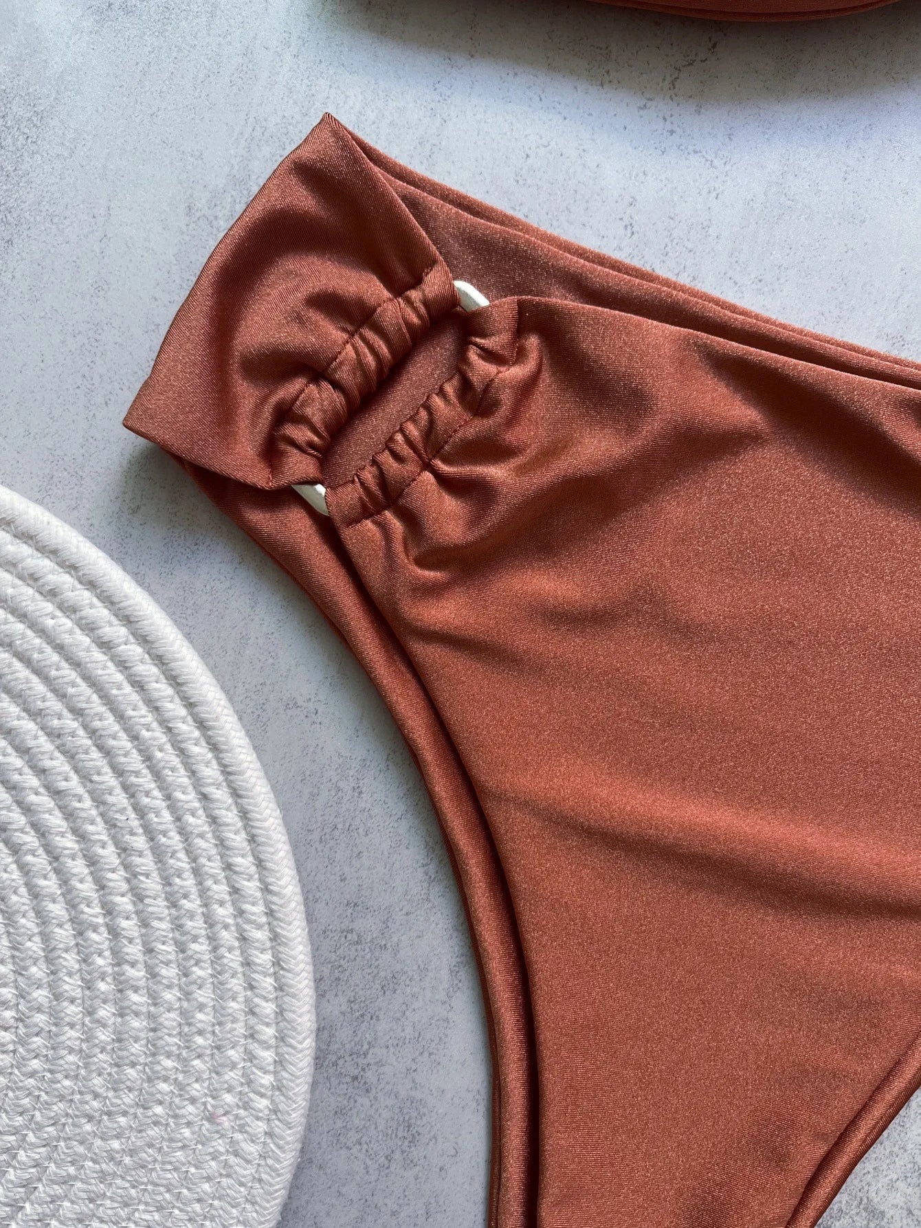 NEW Arrivals 2PCS Set UK Size 4 Colors V-Shaped Padded Female Swimsuit High Waist Bikini Women Swimwear Bikini Suit Bather Bathing Ladies Suit