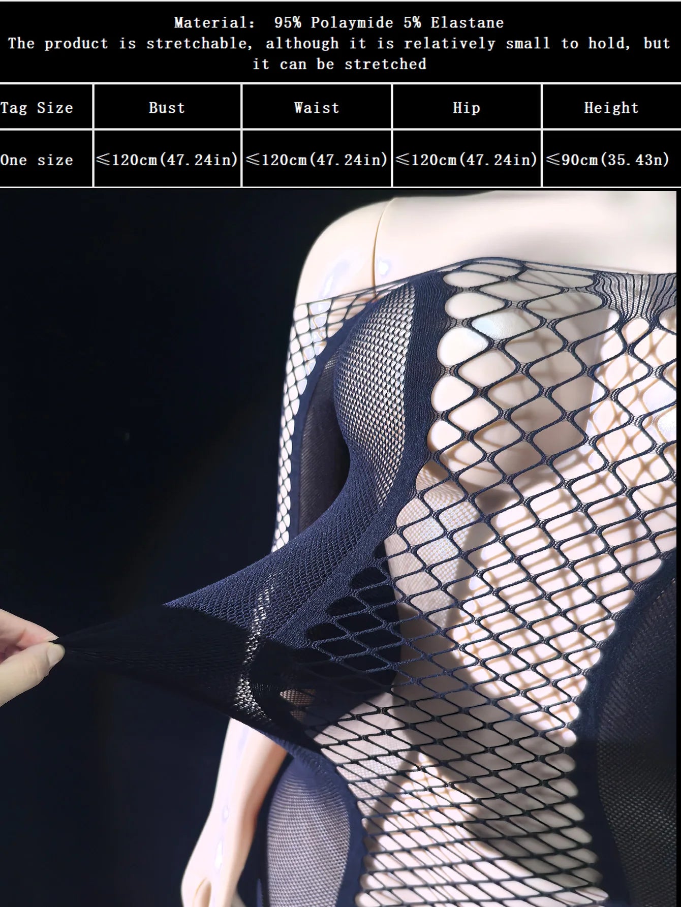 Women Sheer Mesh Long Sleeve Beach Cover Up, Sexy See-Through Fishnet Dress, Solid Bodycon For Summer Beach Party