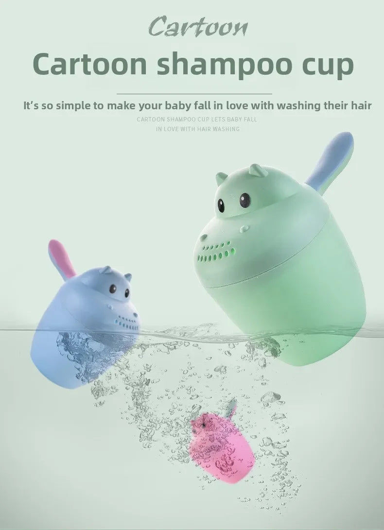 NEW Arrivals Baby Shampoo Durable Kids Shampoo Rinse Rainfall Cup Bath Shower Washing Head Children Bathing Baby Shower Spoons
