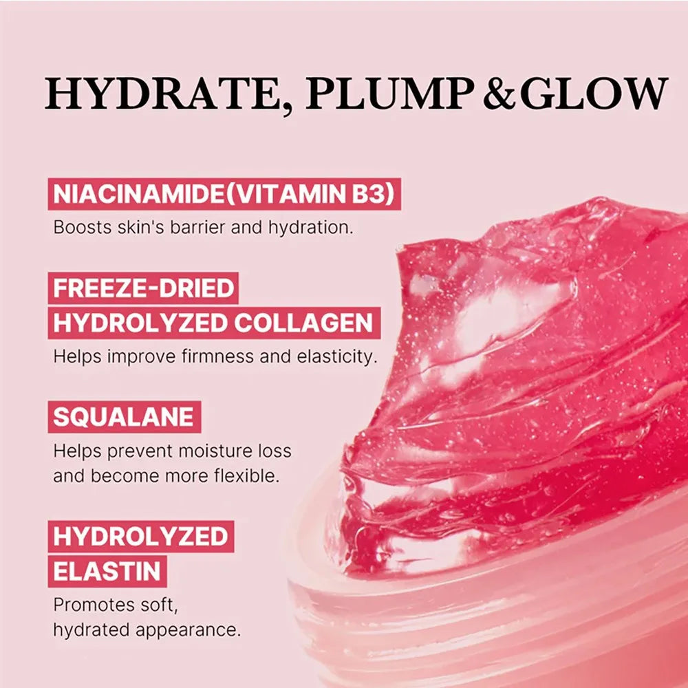 NEW Arrivals 100g Jelly Face Cream Collagen Soft SPA Nourishing Moisturize Face Shrinks Pores Remove Overnight Jelly Essence Korean Skin Care Products