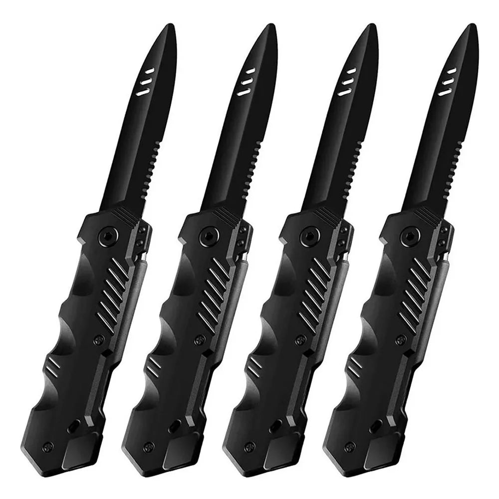 NEW Arrivals 10PCS Set Halloween Retractable Knife Props, Funny Disappearing Knife for Adults Kids, Plastic Fake Knife ,Halloween Prank Toys Decoration