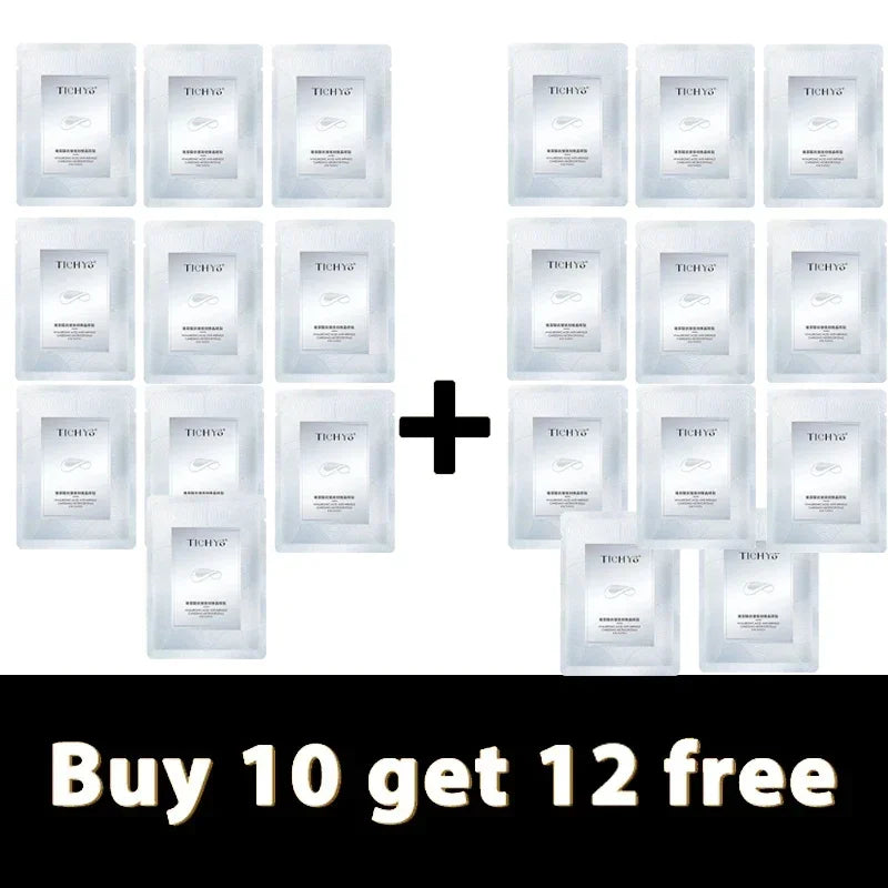 NEW BUY 10 Get 12 Free Micro-Needle Eye Patch Hyaluronic Acid Anti-Wrinkle Eye Mask Fine Lines Remove Moisturizing Eye Mask Women Beauty Salon Spa Supplies