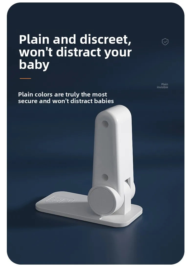 NEW Hot-Selling Household Children's General ABS Protective Device Anti-Opening Handle Locker 90 Degrees 180 Degrees Adjustable Lock Children Babies Safety Accessories Home Security Supplies