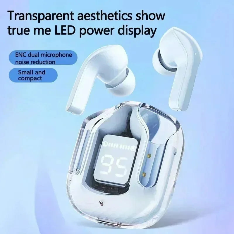 NEW Arrivals TWS T2 Wireless Earbuds LED Power Digital Display with Microphone & Charging Case Headset Stereo Sound Bluetooth Earphones 5.3 for iPhone Xiaomi Lenovo Headphone Set