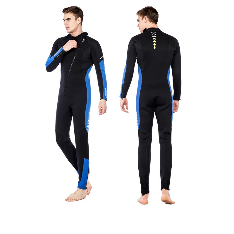 NEW S-4XL Plus Size 5 Colors Women Men Premium 3MM Neoprene Professional Diving Wetsuit Surf Scuba Diving Suit Keep Warm Kayak Surfing Fishing Spearfishing Kitesurf Women/Men Wet Suit