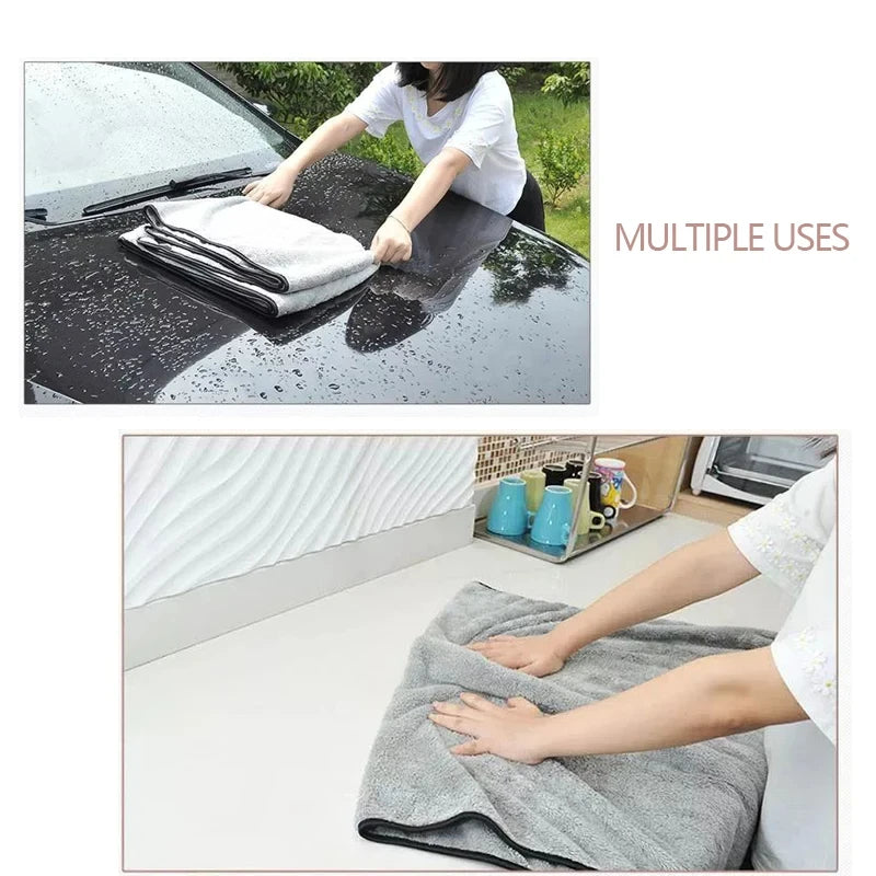 NEW Arrivals Microfiber Towel Car Wash Accessories Super Absorbency Car Cleaning Cloth Premium Microfiber Auto Towel One Time Drying