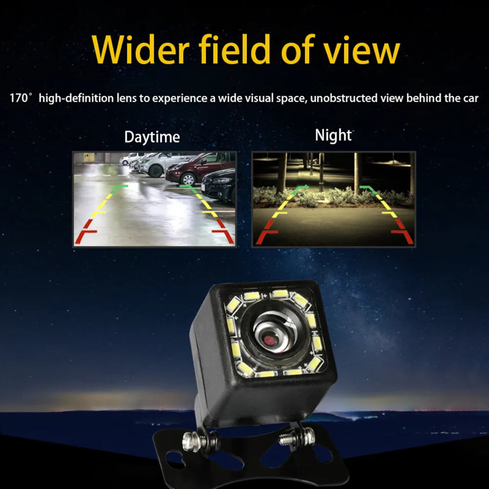 Car Rear View Camera Night Vision Reversing Car Parking Monitor CT33/8 Waterproof 170℃ High-Definition Image Car Electronic Tool
