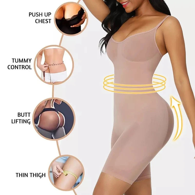 Women Seamless Bodysuit Push Up Corset Waist Trainer Trimmer Butt Lifter Body Shaper Slimming Shapewear Tummy Control Underwear