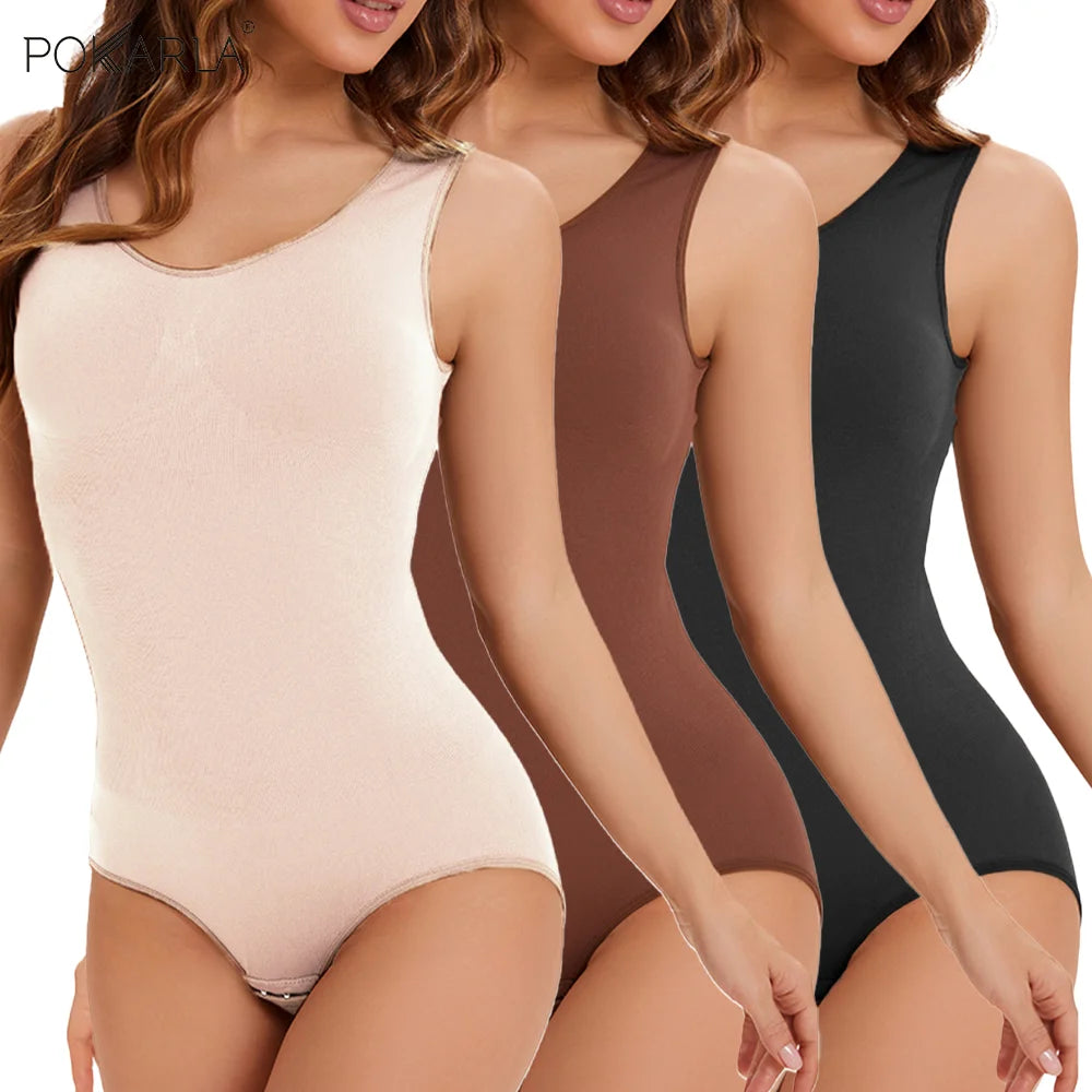 NEW Arrivals 2 PCS Slimming Bodysuit Women One-Piece Shapewear Corset Reducing Body Shaper Modeling Underwear Tummy Control Panties Briefs