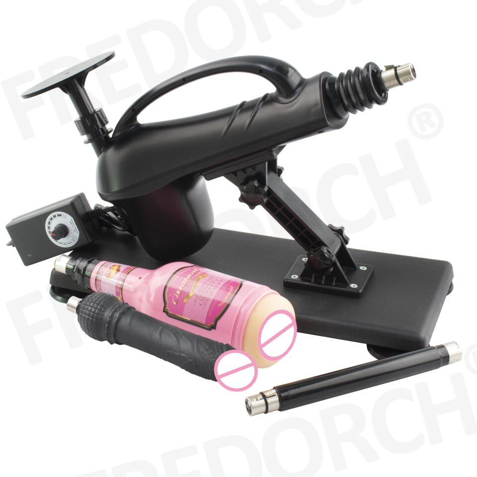 Fredorch New Automatic Sex Machine Sex Toys,Thrusting Machines for Men Women,Love Machine Device Gun with 3XLR dildo Attachments