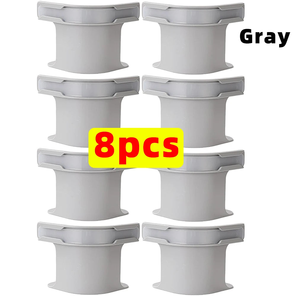 NEW Arrivals 12 PCS Set Universal Bedsheet Corner Tightener Clips Invisible Bedspread Secure Holder with Heavy-Duty Mattress Straps Sheets Slot Locks Home Furniture Accessories