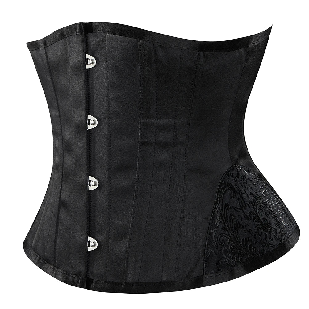 S-6XL High Quality Women Girls Steampunk Short Torso Under Bust Corset Hourglass Curve Waist Trainer Shaper Female Shapewear Ladies Body Slim Care Underwear Products